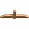 Ekena Millwork Eugene Smooth Timber Gable Bracket, Western Red Cedar, 36"W x 10"H x 3 1/2"D x 3 1/2"F, 7/12 Pitch GBW036X10X0404EUG00SWR - alternate 4